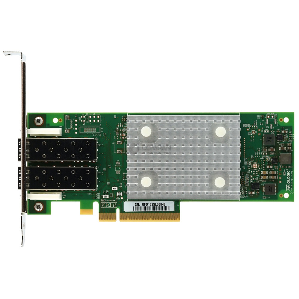 T3TK5 DELL QLE2742L-DEL 32GB DUAL PORT SFP+ PCIE FIBRE CHANNEL ADAPTER